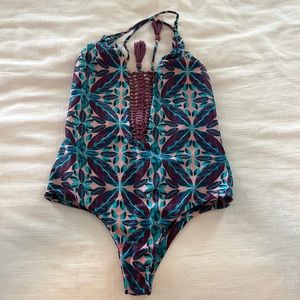 Posh Pua Crocheted One Piece Swimsuit